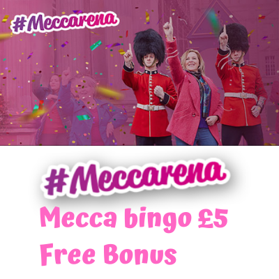 MECCA Bingo Exclusive £5 No Deposit Bonus